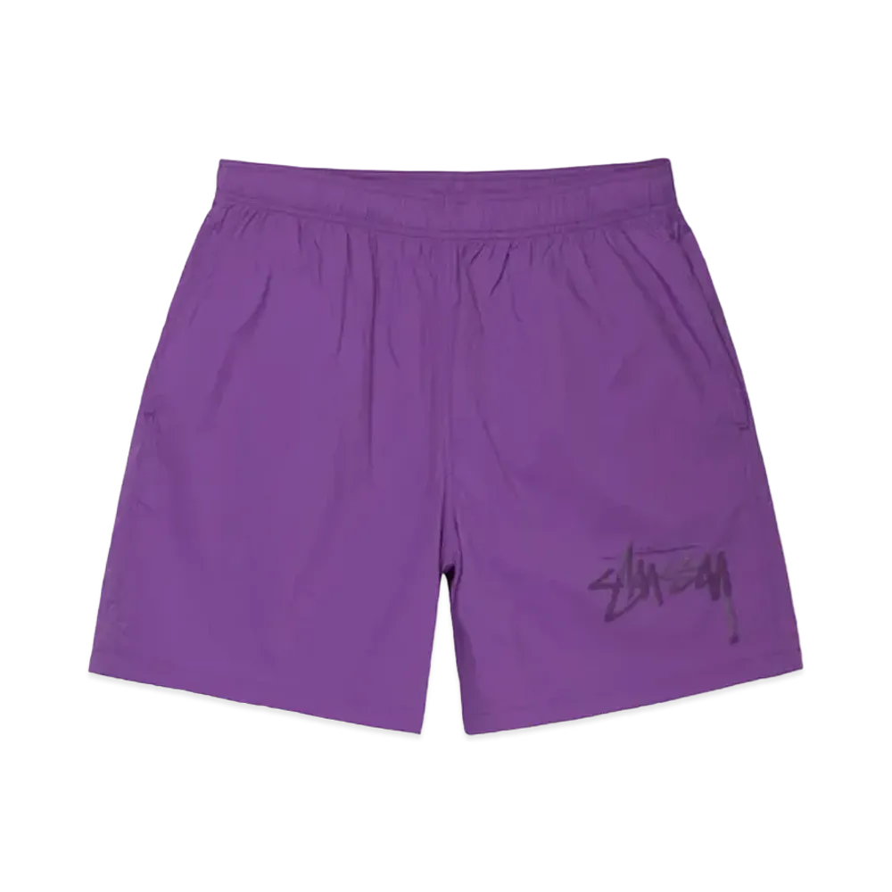 Stussy Big Stock Nylon Short "Purple