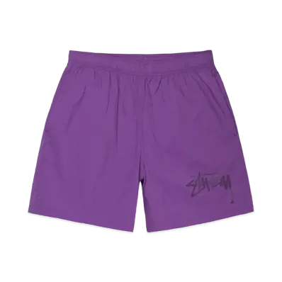 Stussy Big Stock Nylon Short "Purple