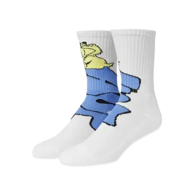 HUF Dog Sense Socks "White"