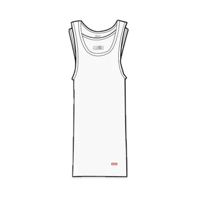Supreme x MM6 Maison Margiela Hanes Tagless Tank Top (1 Pack) "White"