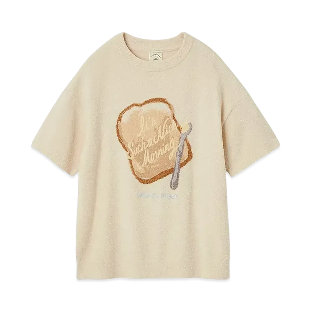 GELATO PIQUE Morning Jacquard Pullover "Ivory"