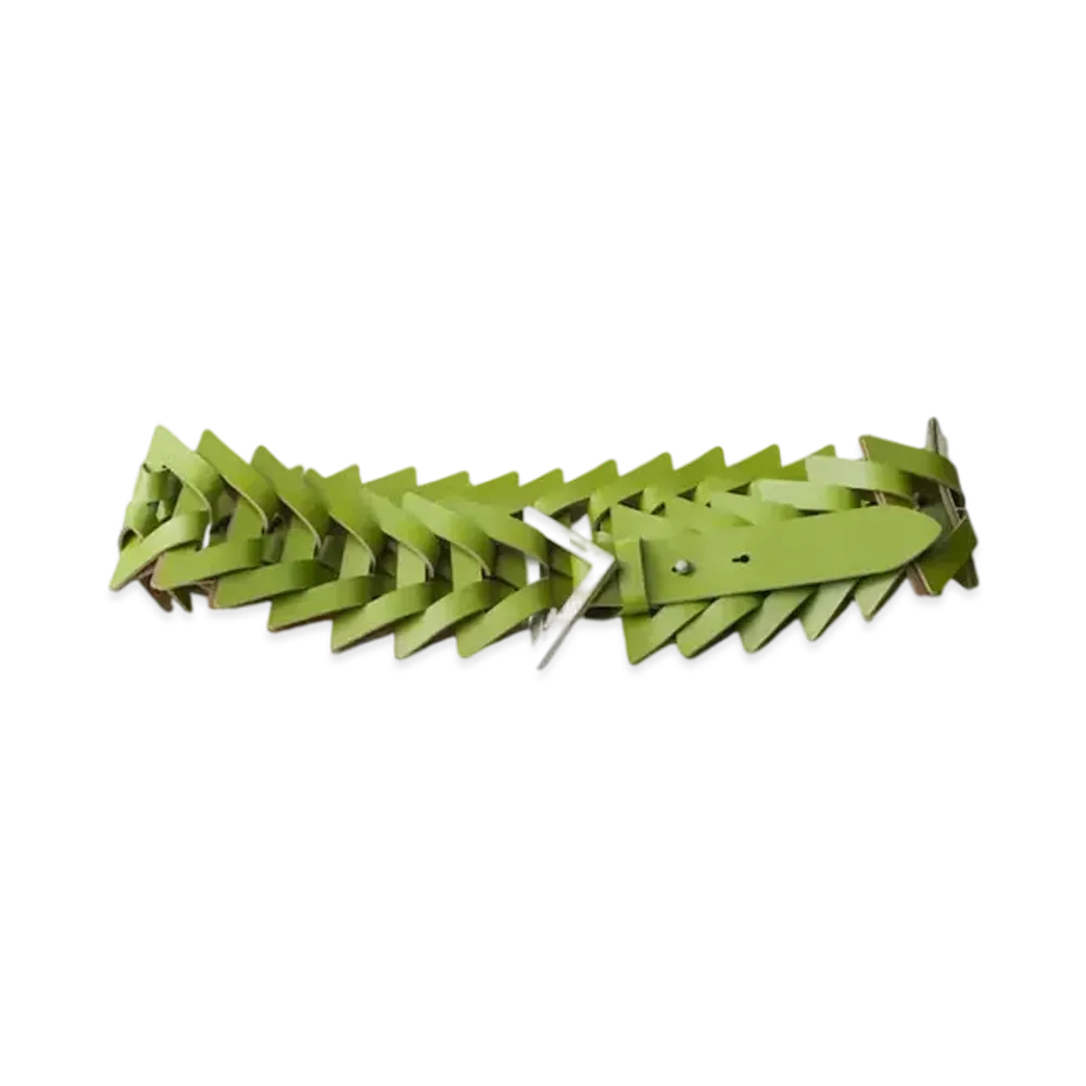 PRADA Leather Belt "Light Green"