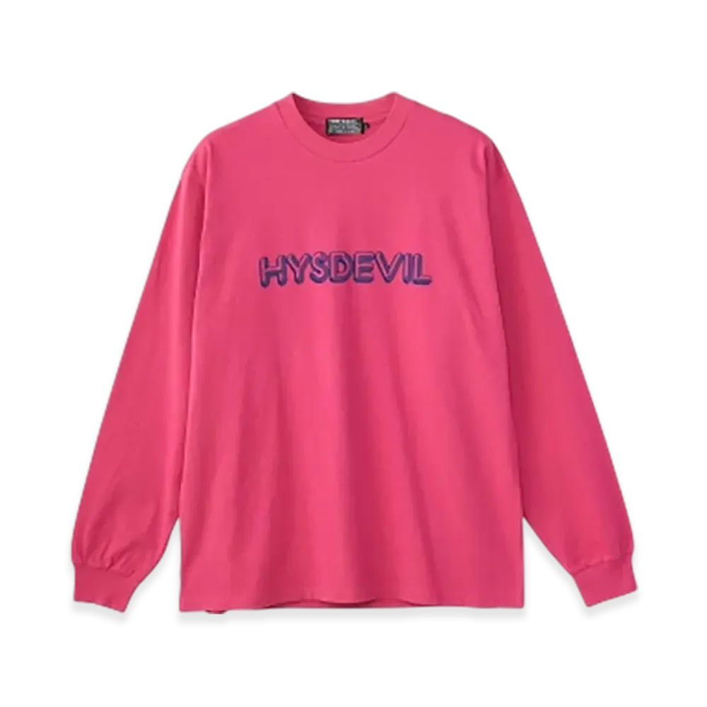 HYSTERIC GLAMOUR Hysdevil Records T-Shirt "Pink"