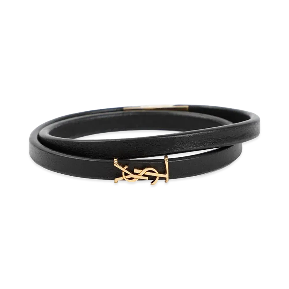 Saint Laurent Women's 'Opyum' Bracelet "Black"