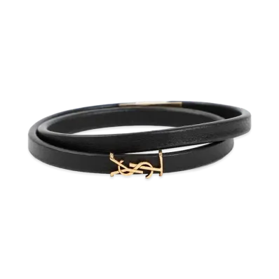 Saint Laurent Women's 'Opyum' Bracelet "Black"