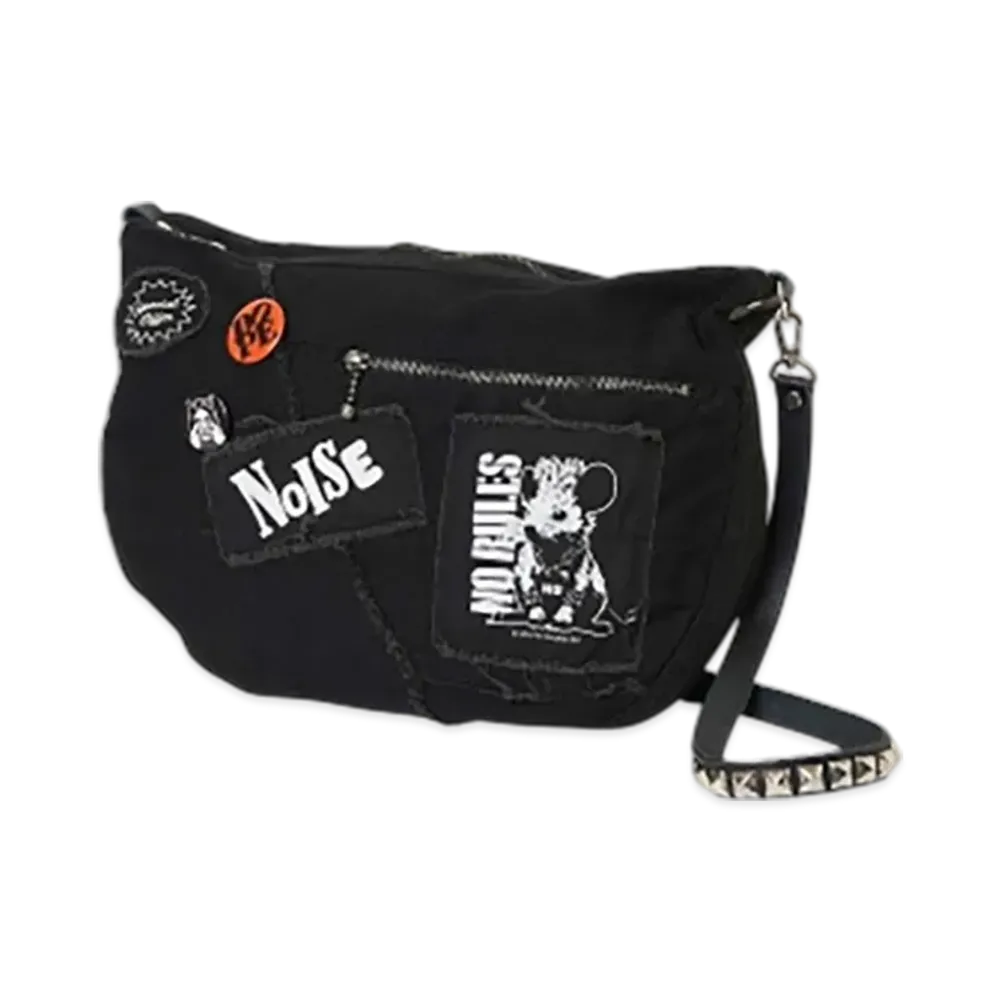 HYSTERIC GLAMOUR Studs Belt Shoulder Bag "Black"