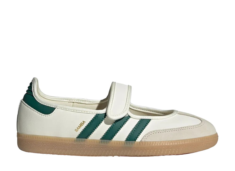 adidas Women's Samba OG "Off White/Collegiate Green"