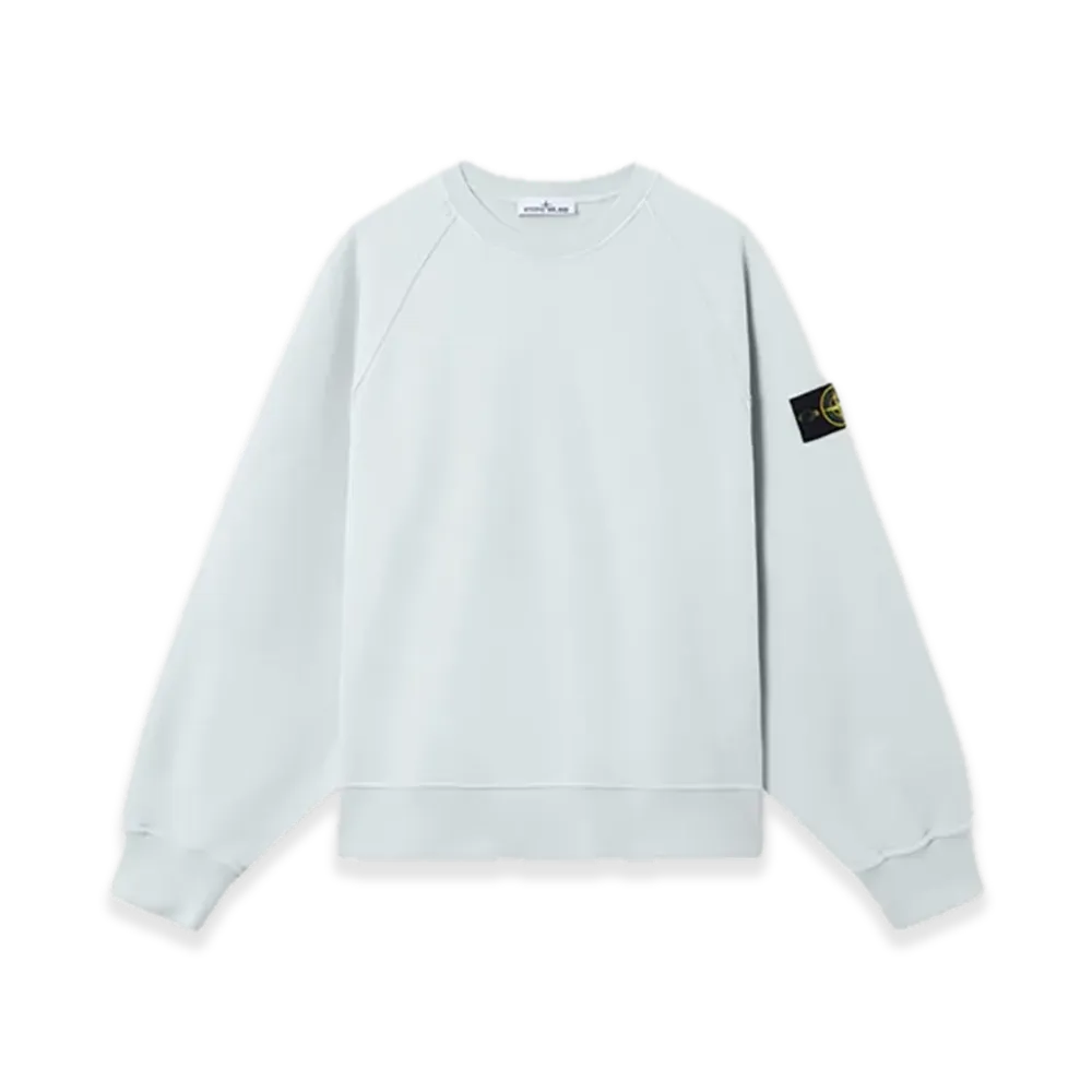 Stone Island 6100022 Brushed Organic Cotton Fleece "Sky Blue"