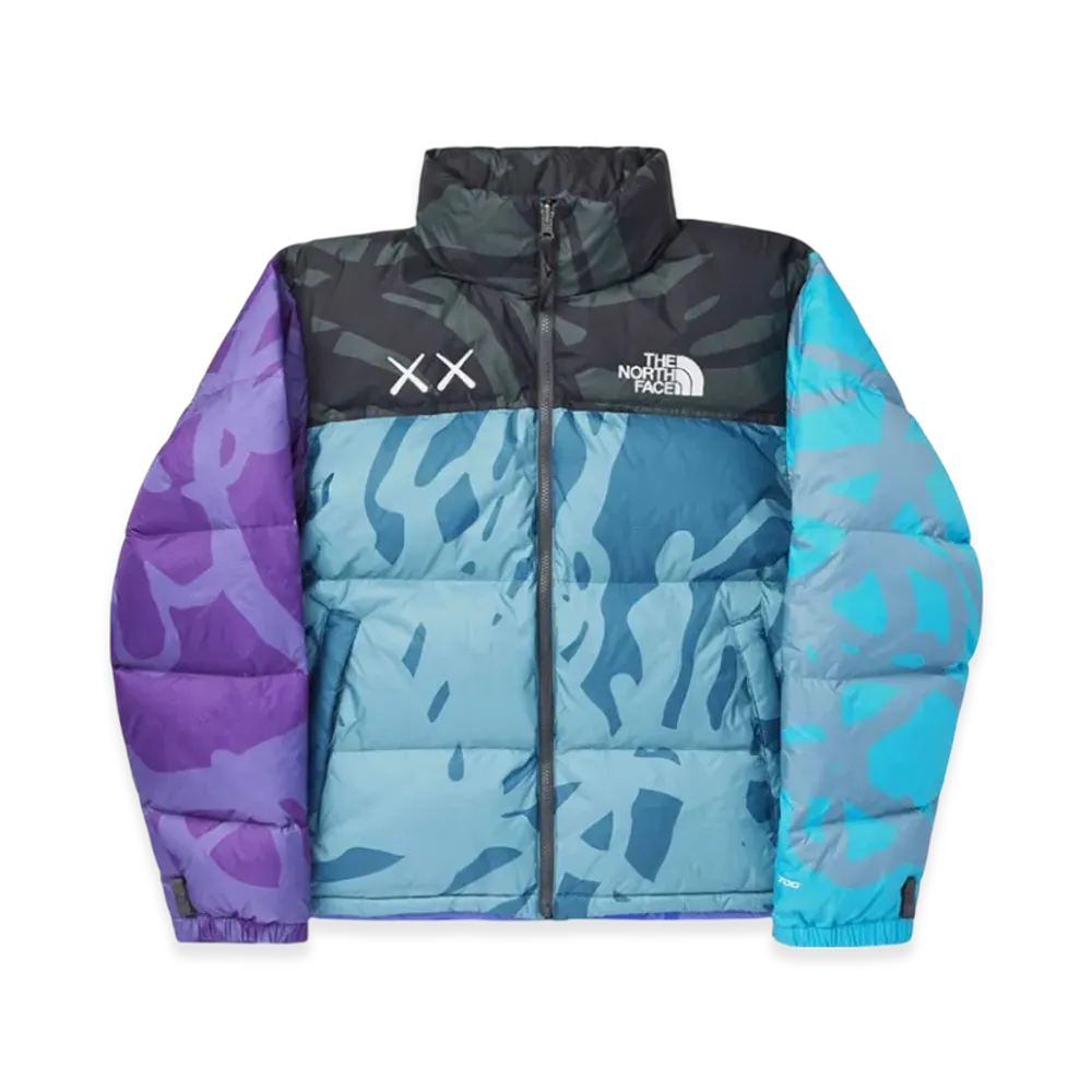 The North Face x Kaws 1996 Retro Nuptse Jacket "Monterey Blue"