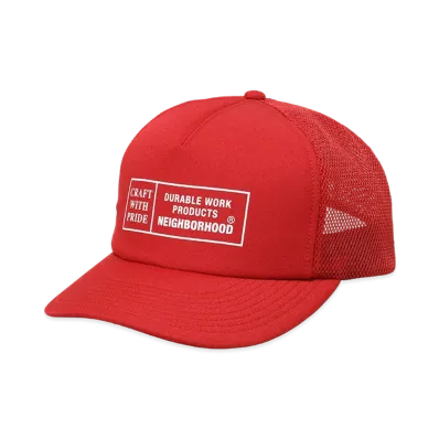 NEIGHBORHOOD Mesh Cap "Red"