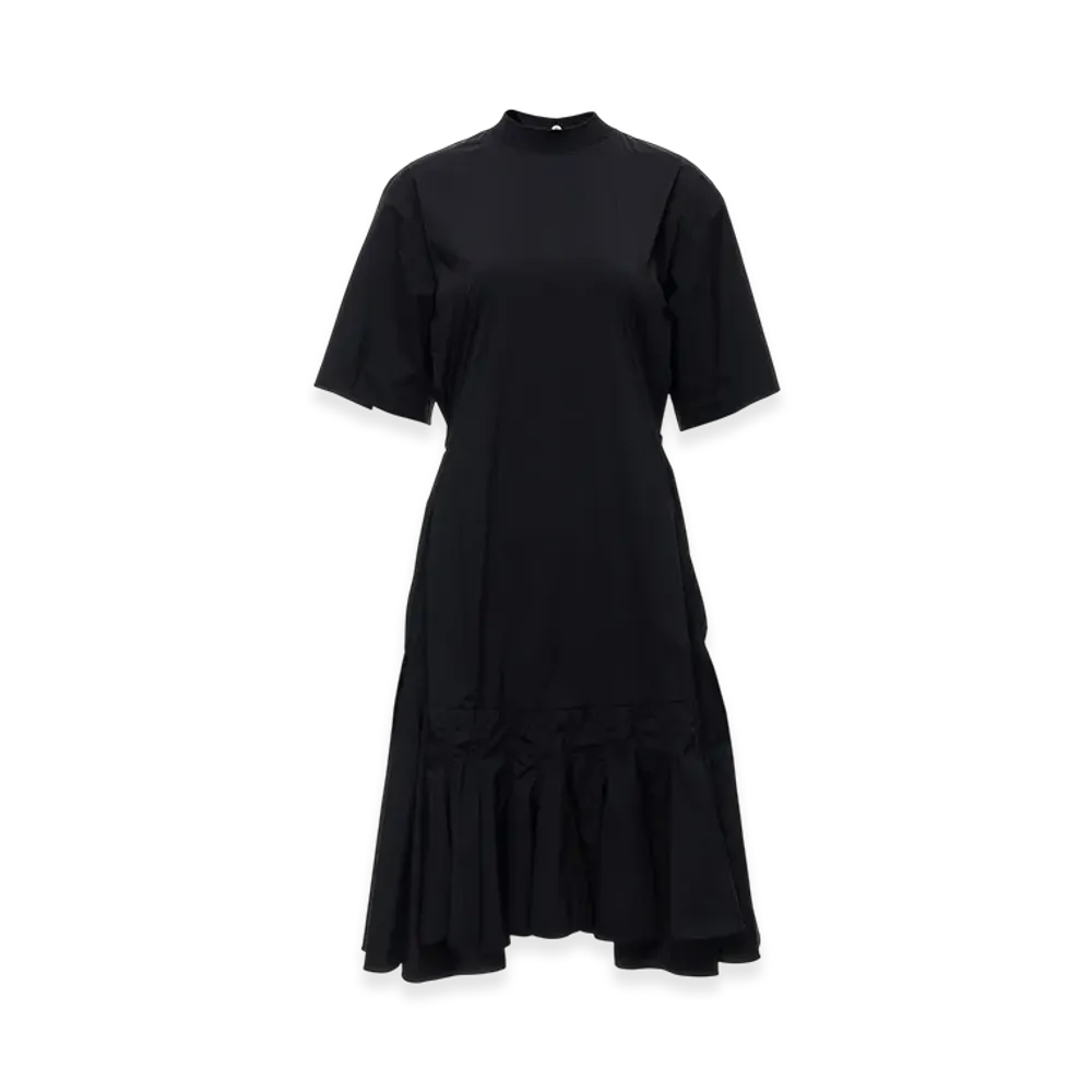 TOGA x PHENIX Type P-001 Reconstructed Military Layered Dress "Black"