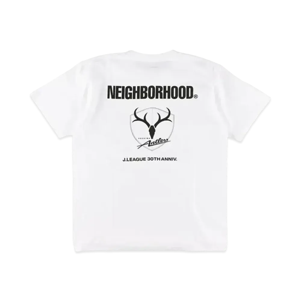 NEIGHBORHOOD x Kashima Antlers Collab Short Sleeved T-shirt "White"