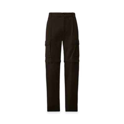 C.P. Company Microreps Loose Patch Pocket Pants "Black"