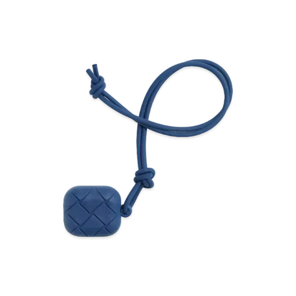 Bottega Veneta Intrecciato Rubber Silicon AirPods Case "Cruise"
