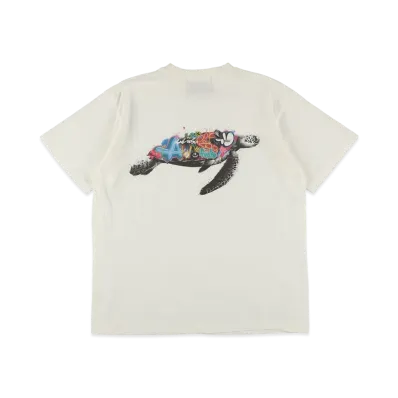 WIND AND SEA x Martin Whatson Recycled Fishing Net Nylon Logo S/S Tee "White"