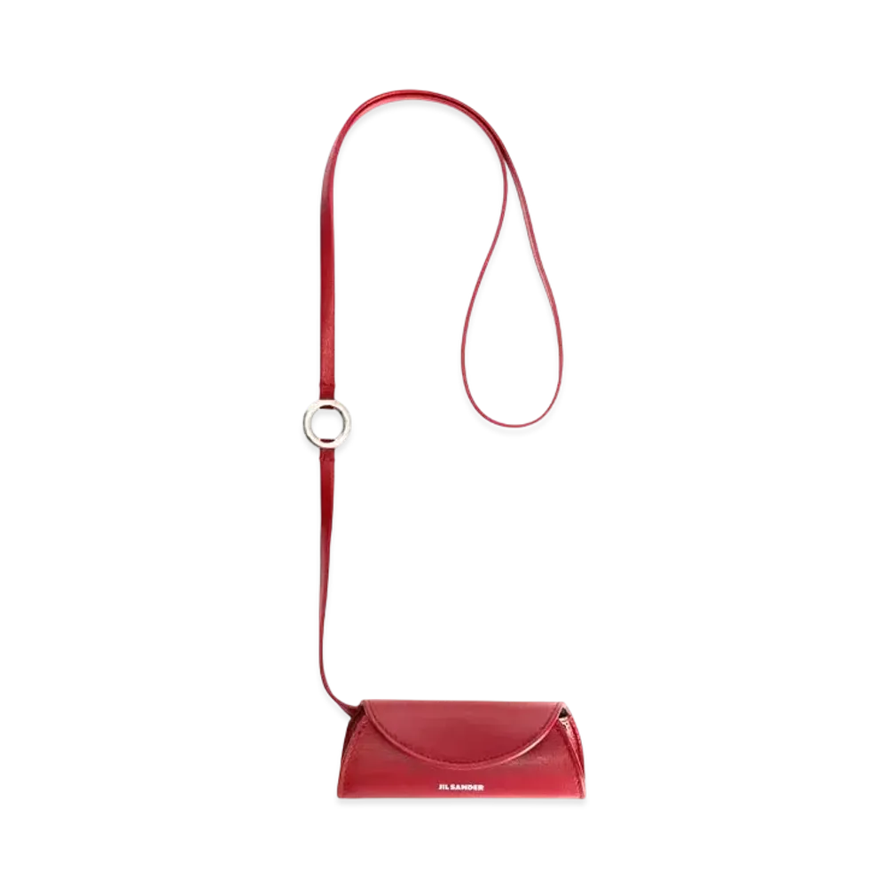 Jil Sander Cannolo Lipstick Case "Cedar Red"