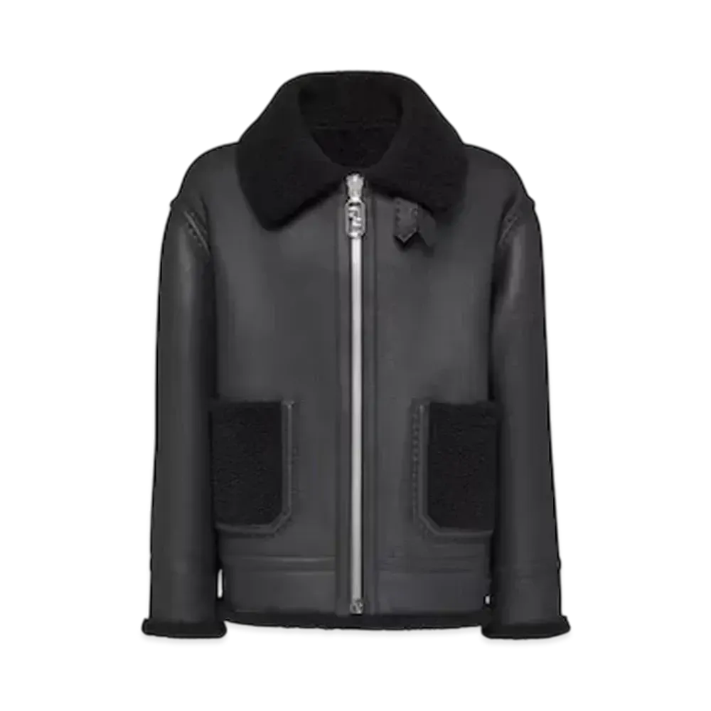 FENDI Men's Jacket Shearling "Black"