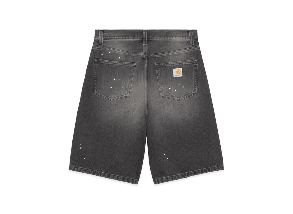 Carhartt WIP Landon Short "Black/Destroy Wash/Splatter"