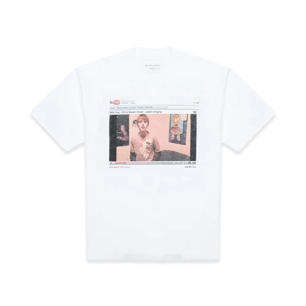 SKYLRK Justin Bieber Coachella 2026 Graphic III T-shirt "White"