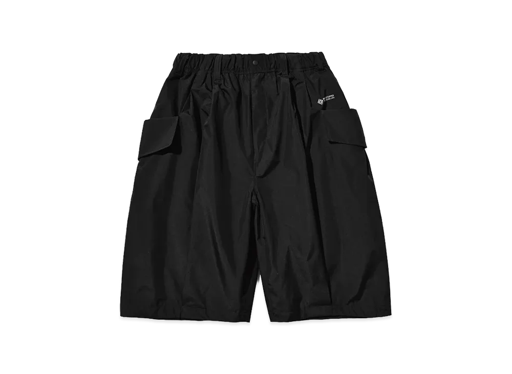 CLESSTE x +Phenix Windstopper by Gore-Tex Labs City Flap Wide Balloon Half Pants "Black"