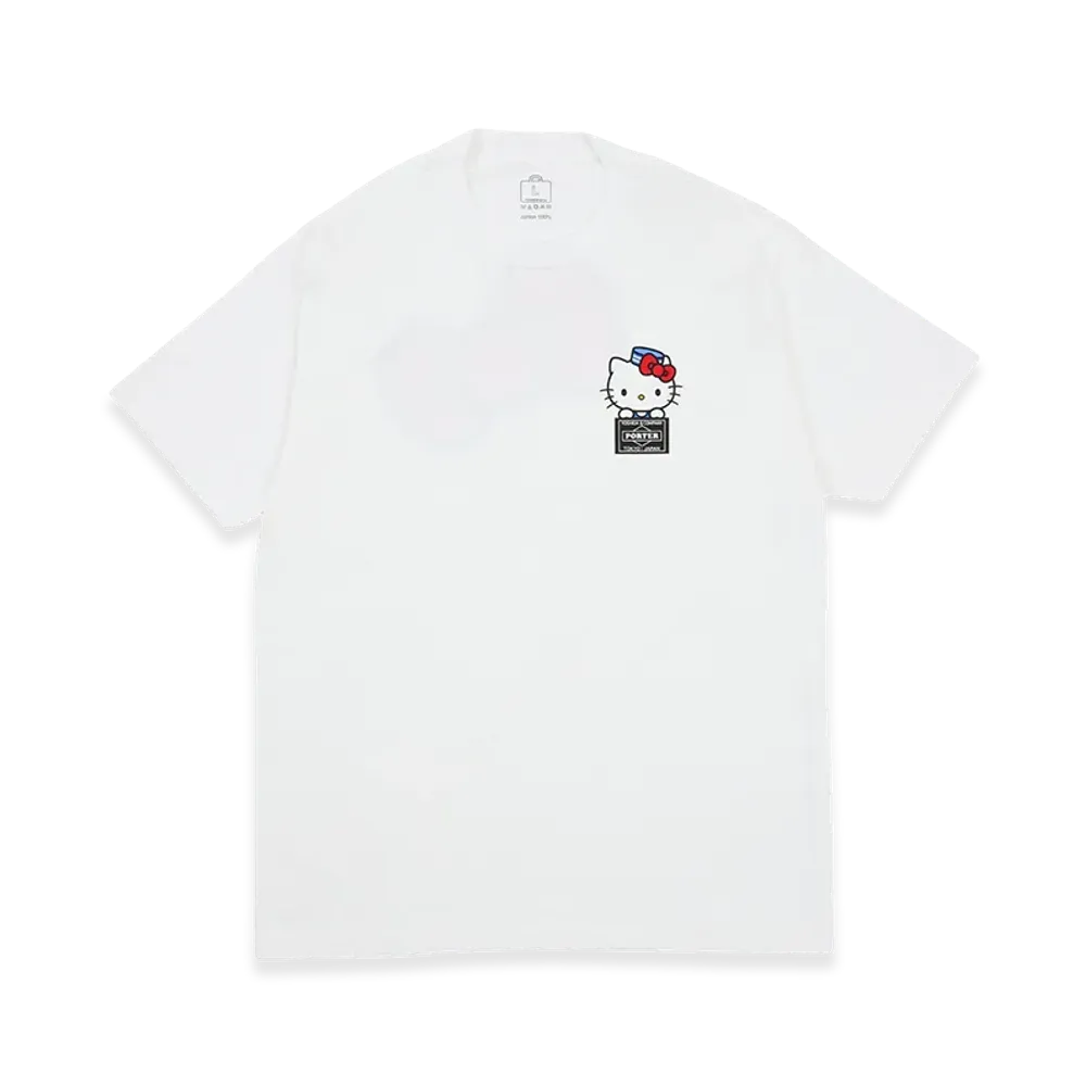 PORTER x HELLO KITTY Tee "White"