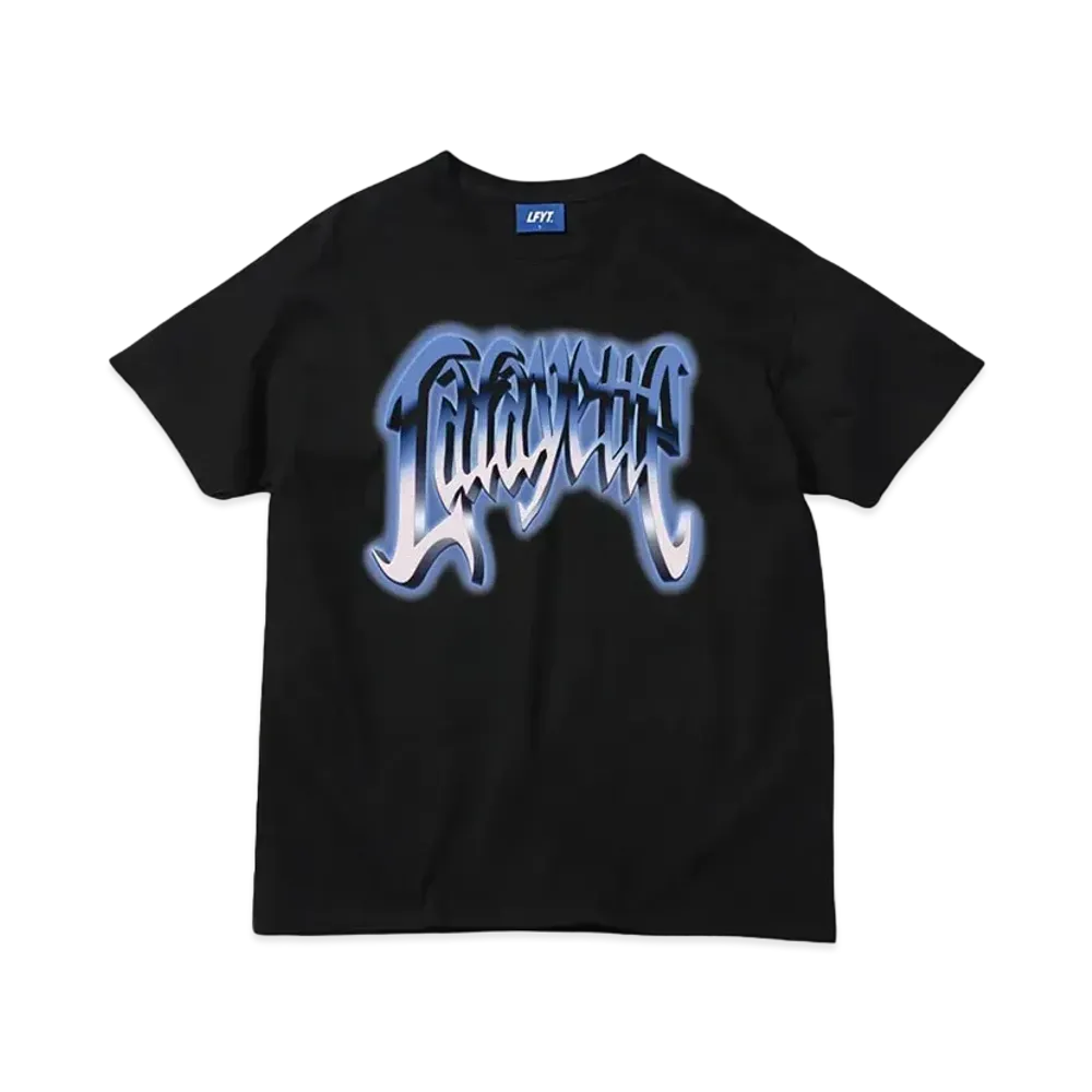 LFYT THROWBACK LIGHTNING LOGO TEE "BLACK"