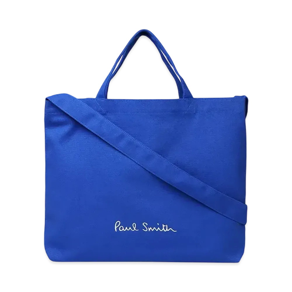 Paul Smith Logo Pop Color Tote Bag "Blue"