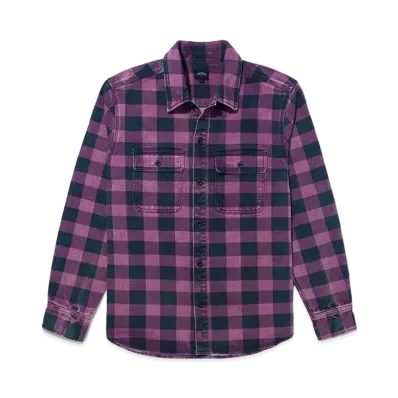 Noah Buffalo Plaid Denim Shirt "Pink & Black"