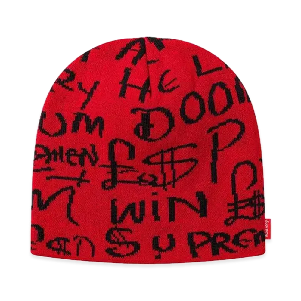 Supreme Black Ark Beanie "Red"