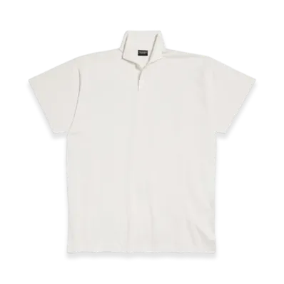 BALENCIAGA BB Garderobe Polo Shirt "White"