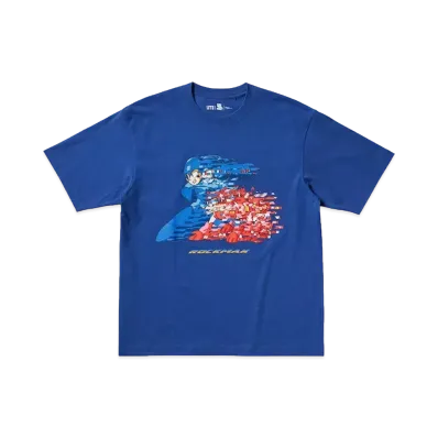 Uniqlo UT x Kosuke Kawamura x CAPCOM 40th Graphic T-Shirt Rockman "Blue"