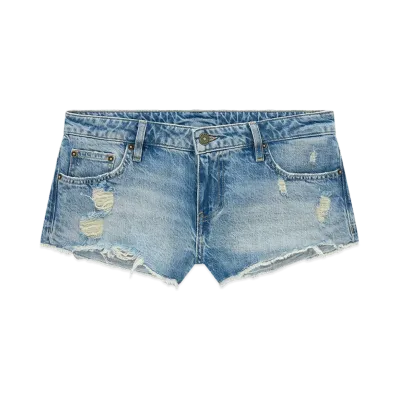 HYSTERIC GLAMOUR x GUESS JEANS Denim Shorts "Light Indigo Blue"