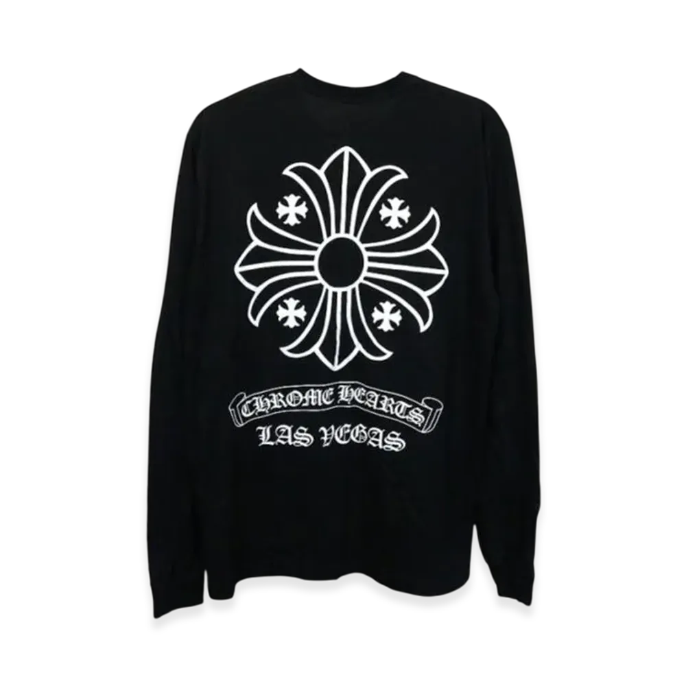 Chrome Hearts Las Vegas Exclusive Plus Cross Long Sleeve T-Shirt "Black"