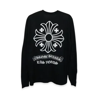Chrome Hearts Las Vegas Exclusive Plus Cross Long Sleeve T-Shirt "Black"