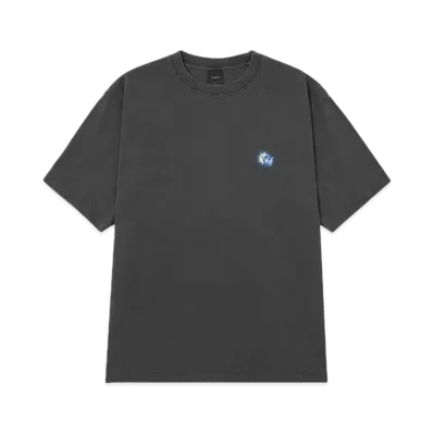 HUF Total Eclipse Washed Emb Tee "Black"