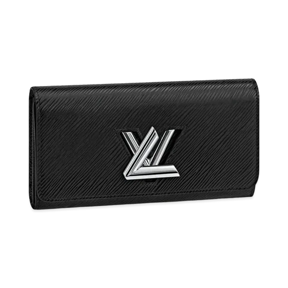Louis Vuitton Twist Wallet Epi Leather "Noir/Silver"