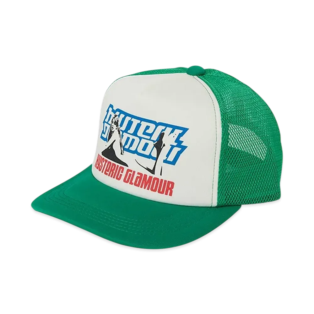 HYSTERIC GLAMOUR Hysteric Box Mesh Cap "Green"