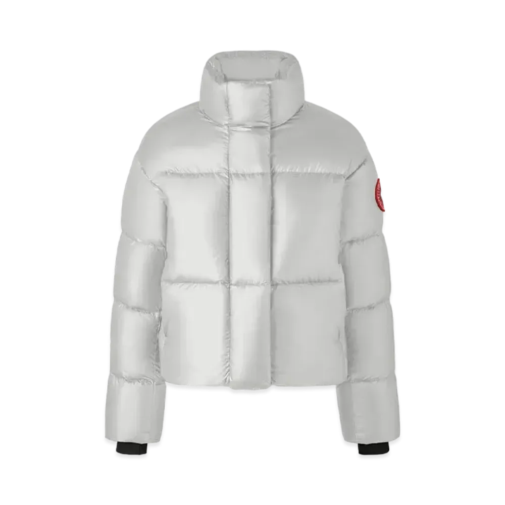 CANADA GOOSE Cypress Cropped Puffer "Silverbirch Heather"