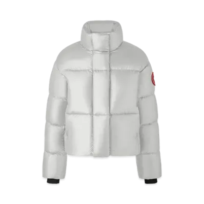 CANADA GOOSE Cypress Cropped Puffer "Silverbirch Heather"