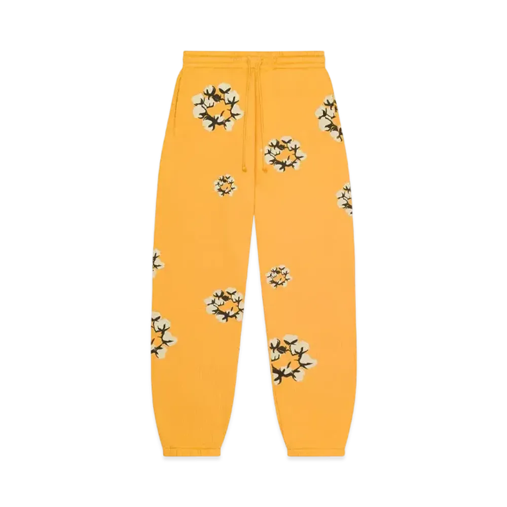 DENIM TEARS x CACTUS PLANT FLEA MARKET Wreath Sweatpants "Yellow"