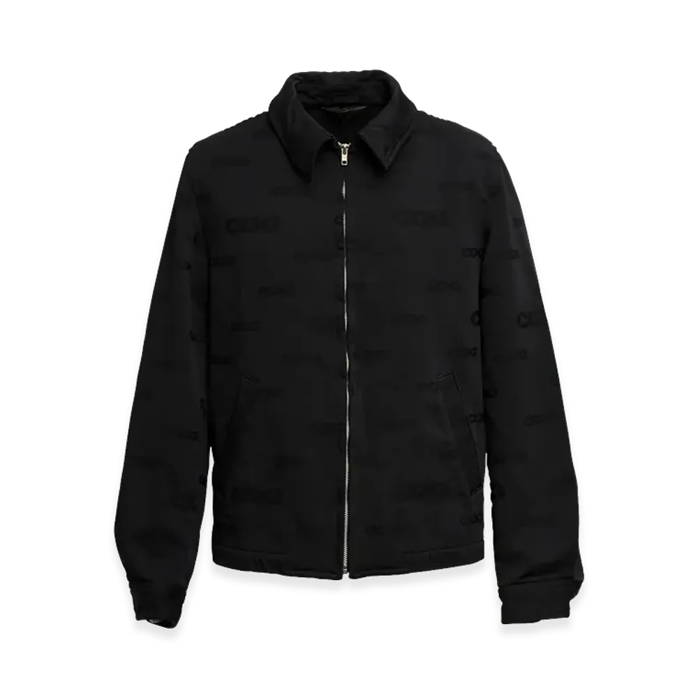 COMME des GARCONS CDG Polyester Jacquard Garment Treated Classic Blouson "Black"
