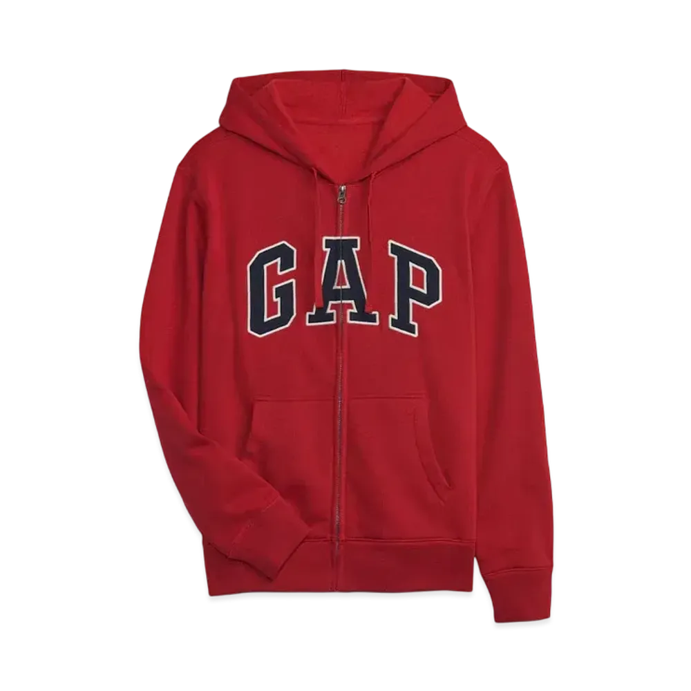 GAP Relax Gap Logo Zip Up Parka "Red Apple"