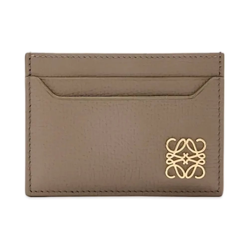LOEWE Anagram Plain Card Holder "Taupe"