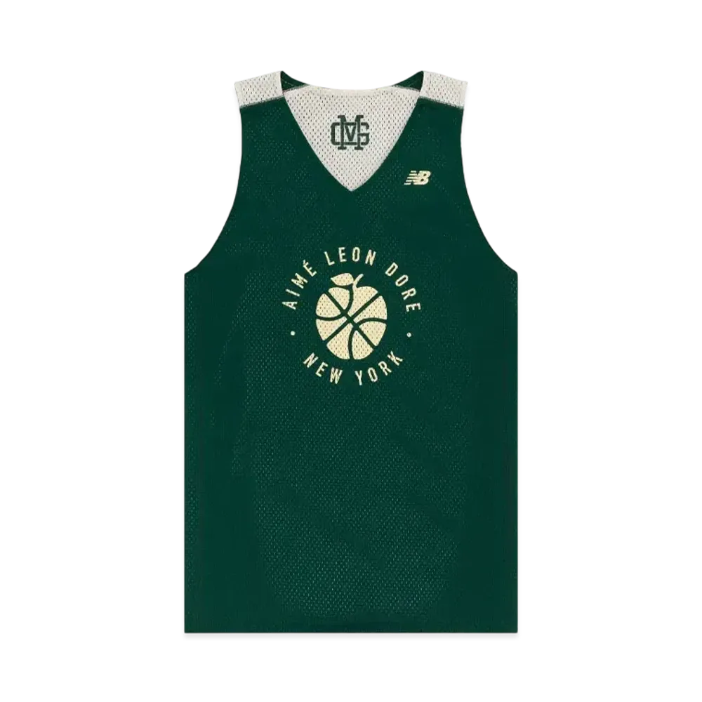 Aime Leon Dore x New Balance SONNY NY Reversible Jersey "Green&Cream"