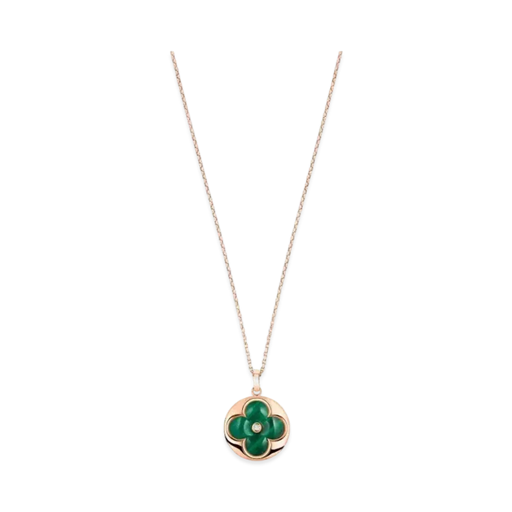 Louis Vuitton Color Blossom XL Medallion Malachite Diamond "Pink Gold"
