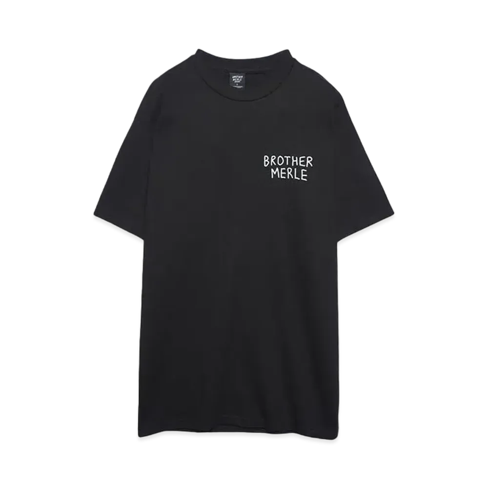 BROTHER MERLE Men's Knit S/S Crew T-Shirt - Benicaca "Black"