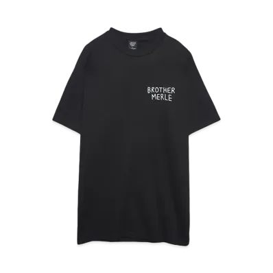 BROTHER MERLE Men's Knit S/S Crew T-Shirt - Benicaca "Black"