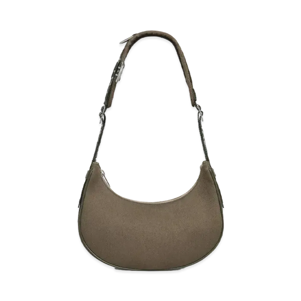 CELINE Medium Trekking Ava In Cotton Gabardine "Khaki"