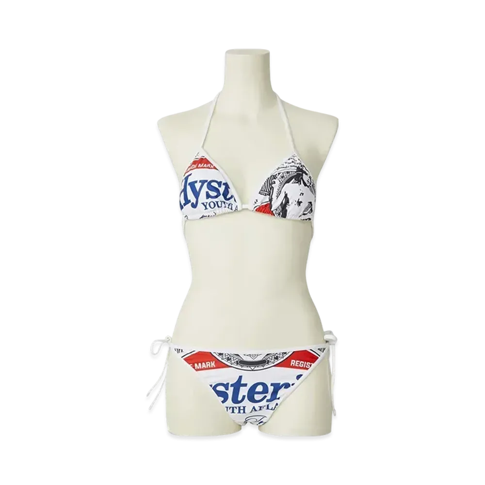 HYSTERIC GLAMOUR HG Label Bikini "White"