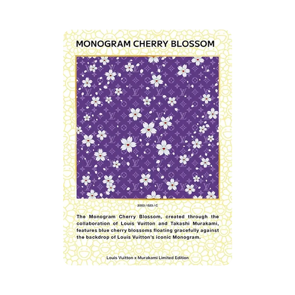 Monogram Cherry Blossom C [2003 / 023](Louis Vuitton x Takashi Murakami Trading Cards)